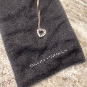 David Yurman heart necklace